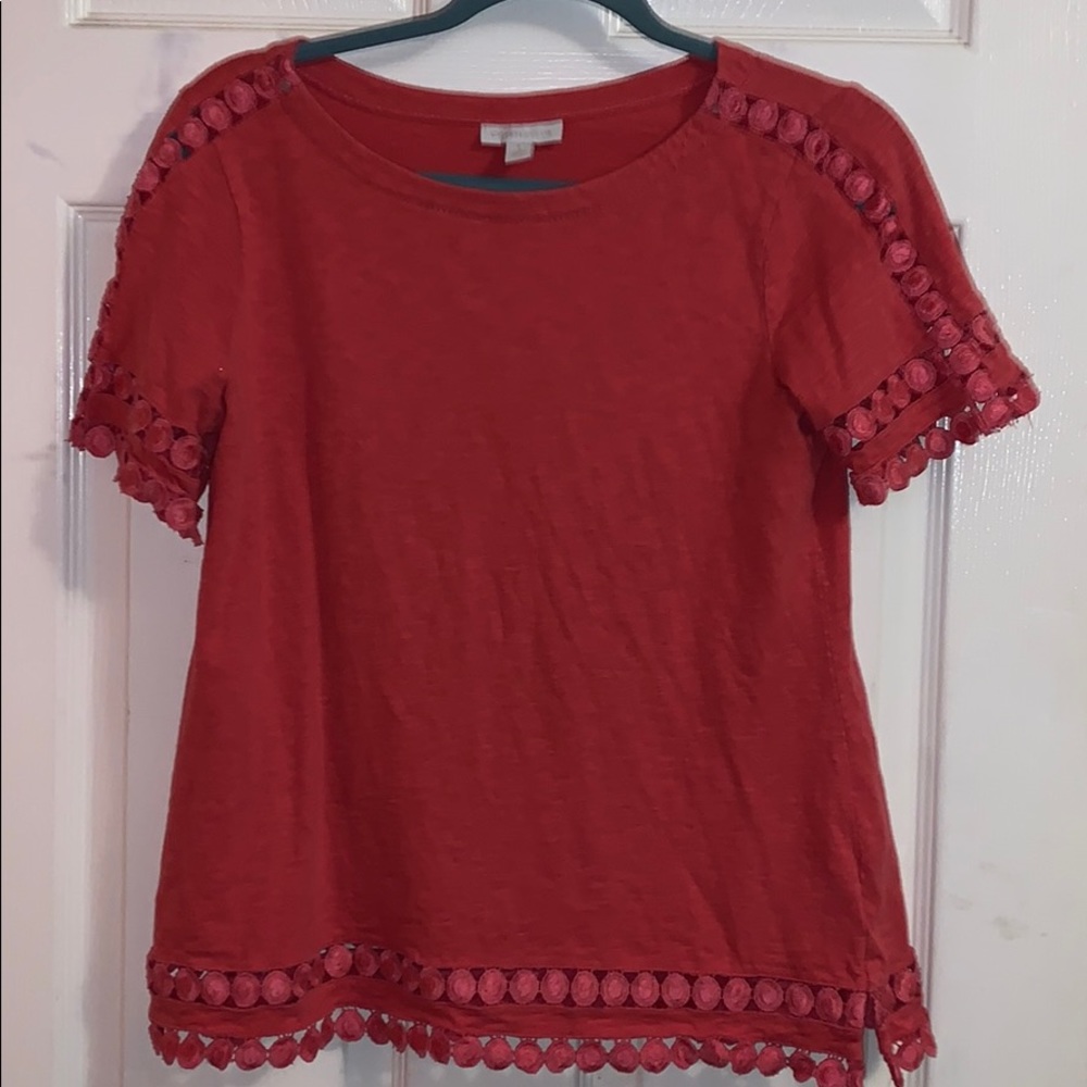 Charter Club Small Pink Short Sleeve Shirt